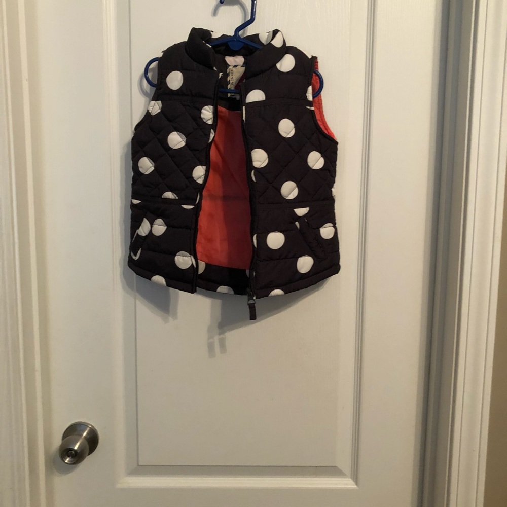 Polka dot girl’s vest